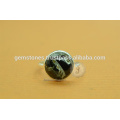 Best Quality Semi precious Gemstone Sterling Silver Round Bezel Setting Ring Jewelry Wholesale Supplier and Manufacturer